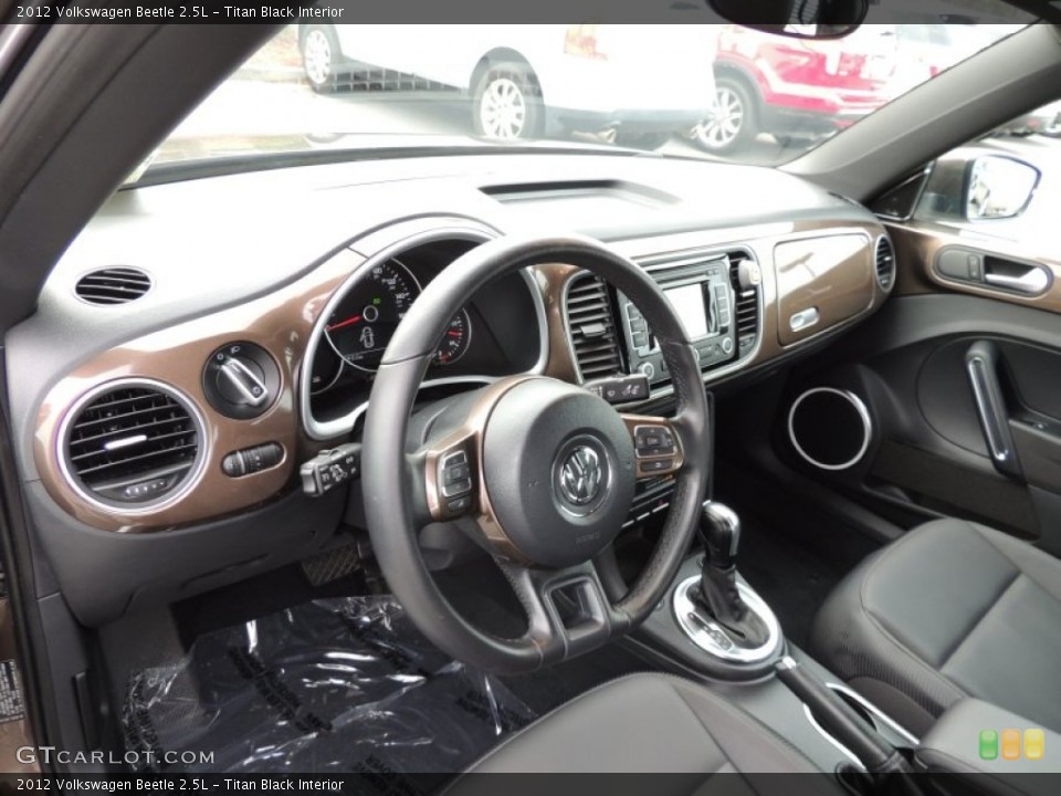 Titan Black Interior Prime Interior for the 2012 Volkswagen Beetle 2.5L #89329907