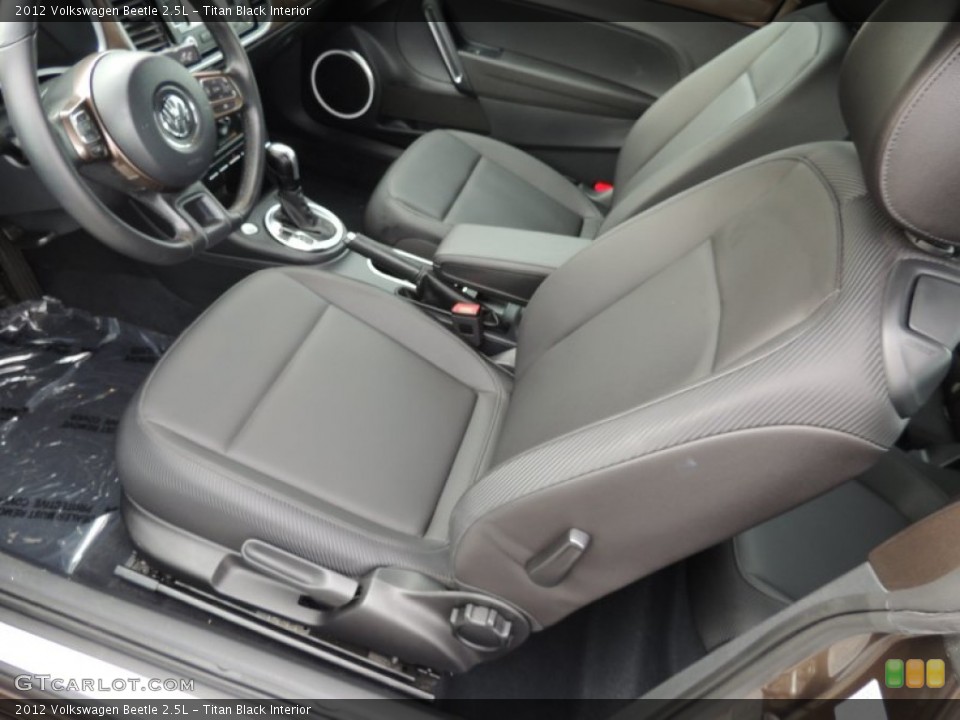 Titan Black Interior Front Seat for the 2012 Volkswagen Beetle 2.5L #89329916