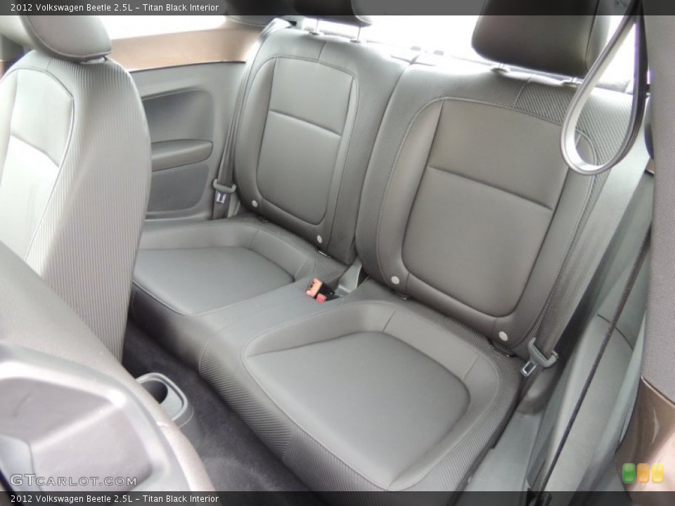 Titan Black Interior Rear Seat for the 2012 Volkswagen Beetle 2.5L #89329932
