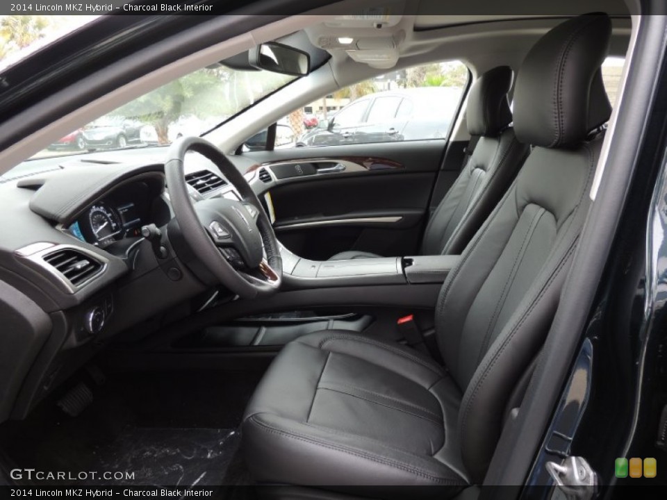 Charcoal Black Interior Front Seat for the 2014 Lincoln MKZ Hybrid #89332961