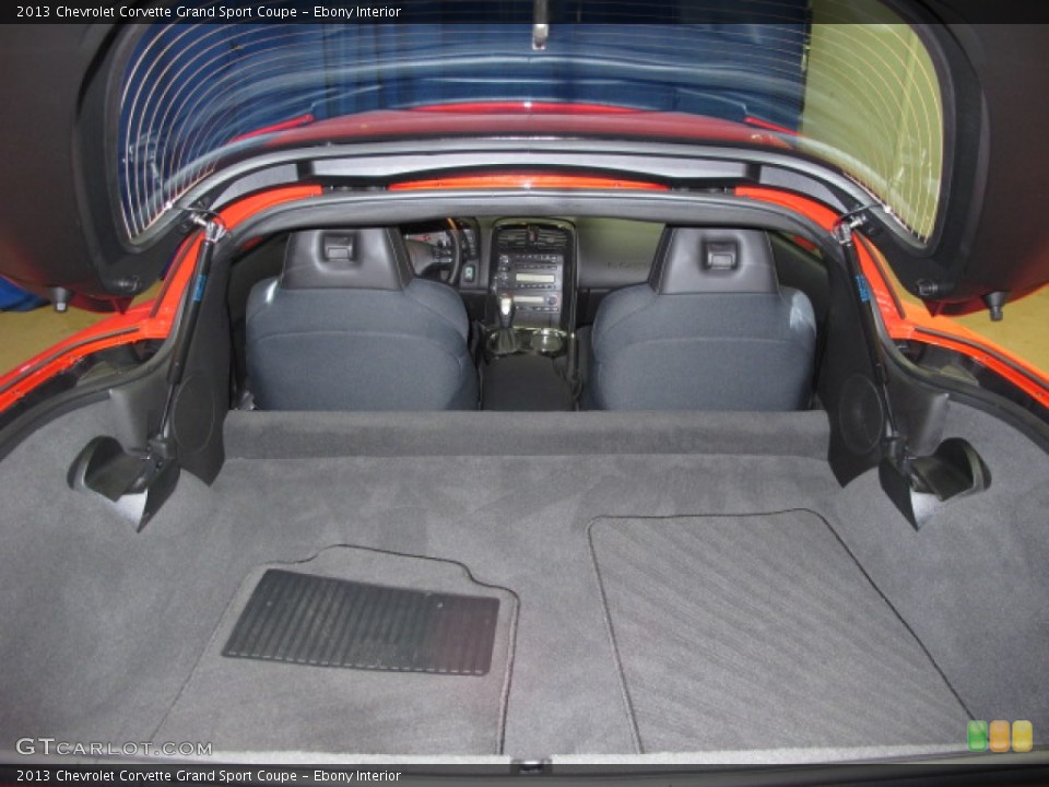 Ebony Interior Trunk for the 2013 Chevrolet Corvette Grand Sport Coupe #89334008
