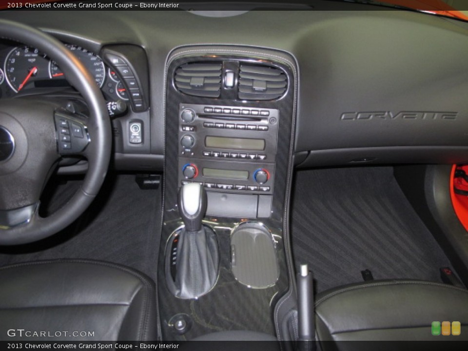 Ebony Interior Dashboard for the 2013 Chevrolet Corvette Grand Sport Coupe #89334032