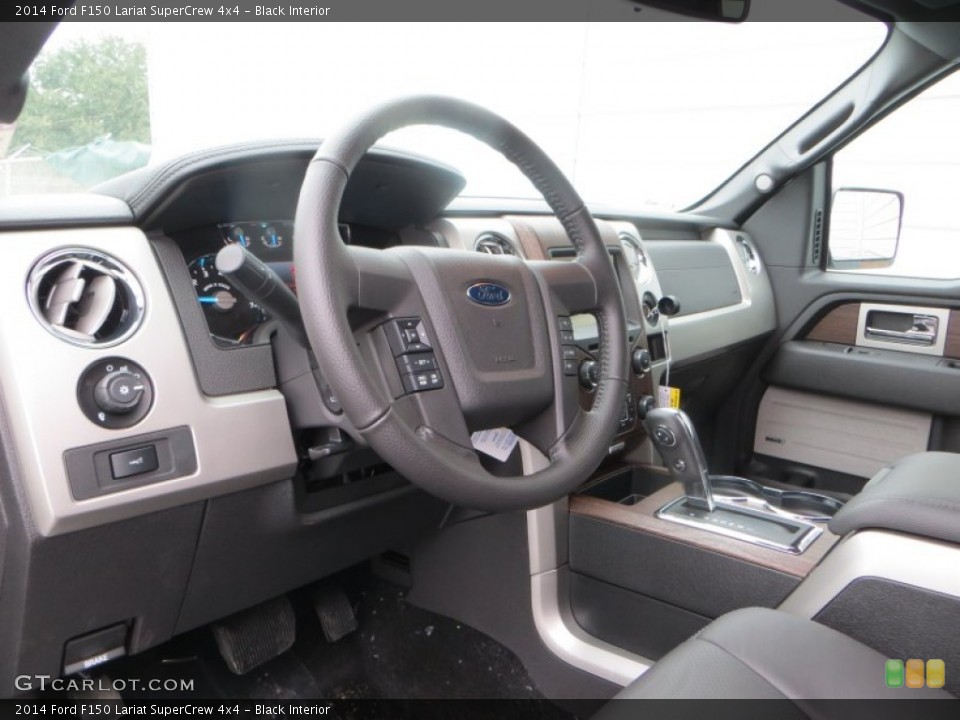 Black Interior Prime Interior for the 2014 Ford F150 Lariat SuperCrew 4x4 #89334950
