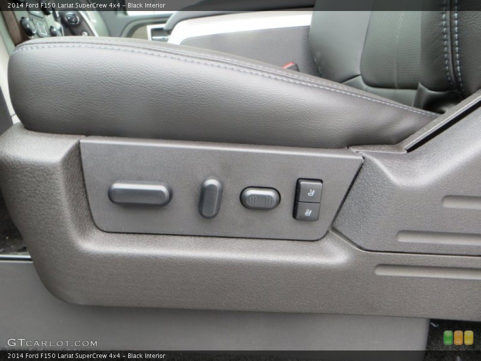 Black Interior Controls for the 2014 Ford F150 Lariat SuperCrew 4x4 #89334956