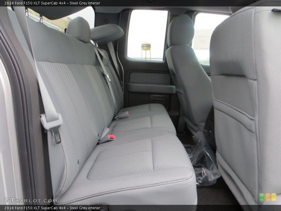 Steel Grey Interior Rear Seat for the 2014 Ford F150 XLT SuperCab 4x4 #89335292