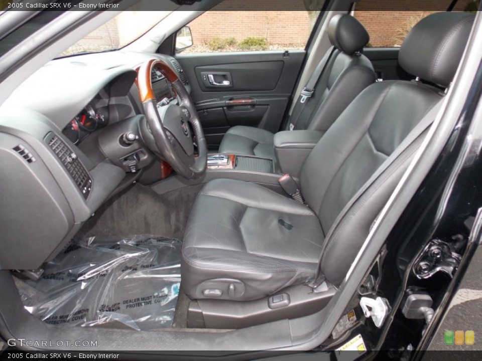 Ebony Interior Front Seat for the 2005 Cadillac SRX V6 #89337466