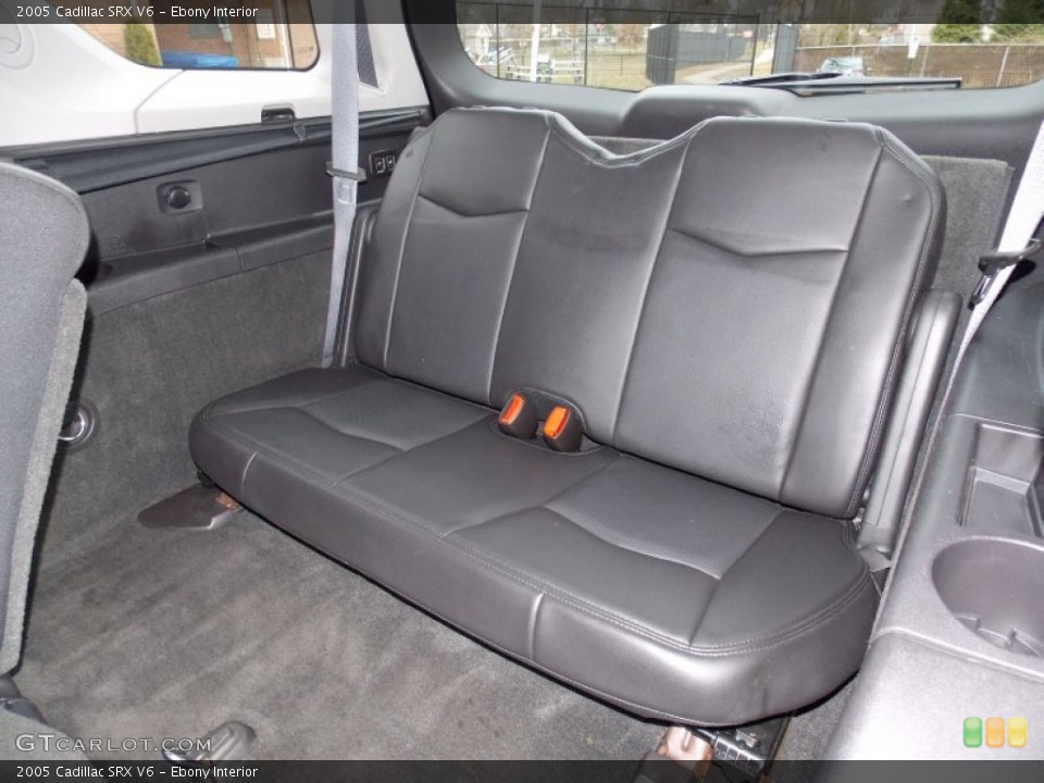 Ebony Interior Rear Seat for the 2005 Cadillac SRX V6 #89337898