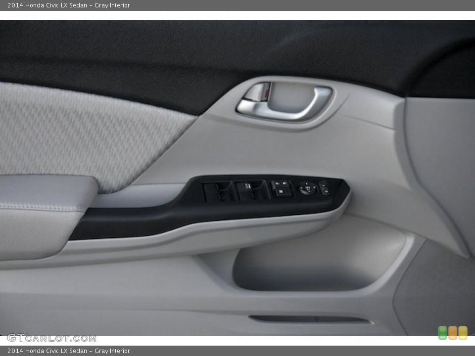 Gray Interior Controls for the 2014 Honda Civic LX Sedan #89338498