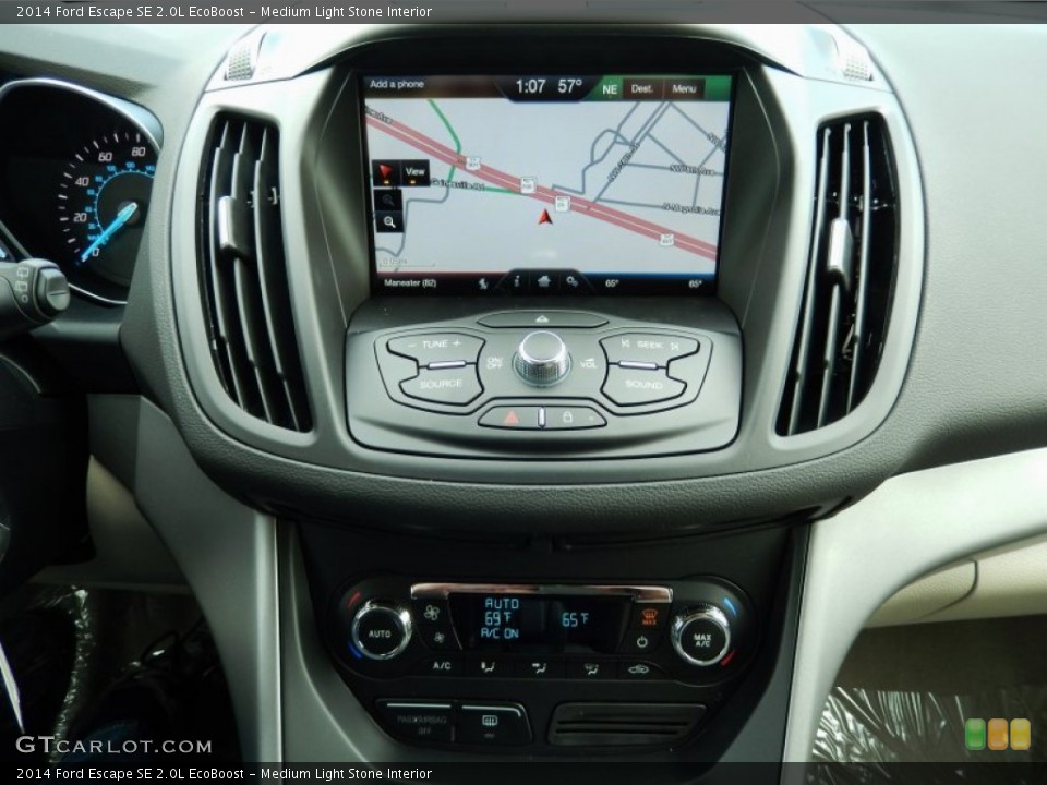 Medium Light Stone Interior Navigation for the 2014 Ford Escape SE 2.0L EcoBoost #89343307
