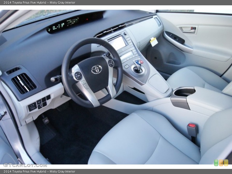 Misty Gray Interior Photo for the 2014 Toyota Prius Five Hybrid #89343755