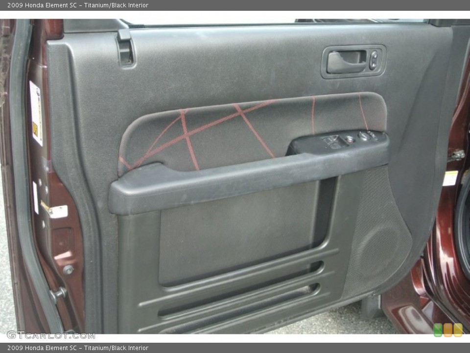 Titanium/Black Interior Door Panel for the 2009 Honda Element SC #89344942