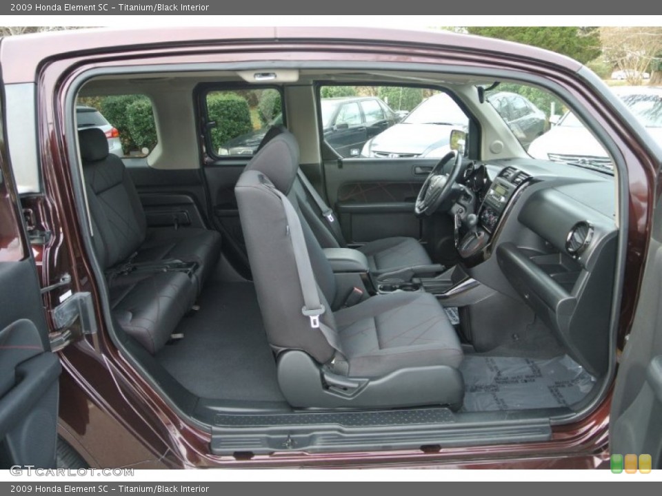 Titanium/Black Interior Photo for the 2009 Honda Element SC #89345095