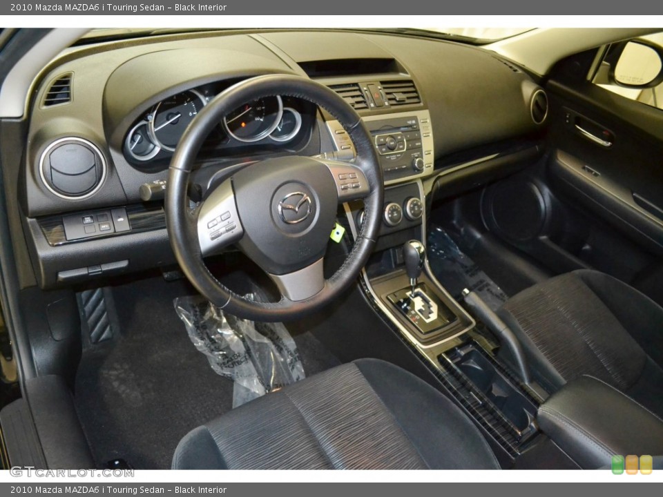 Black Interior Prime Interior for the 2010 Mazda MAZDA6 i Touring Sedan #89350021