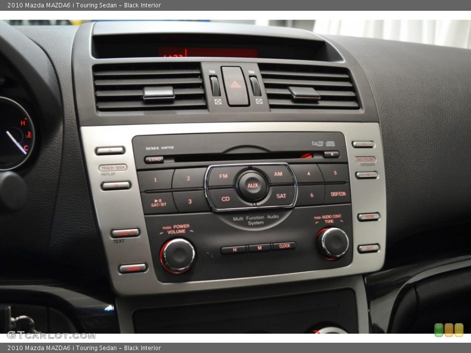 Black Interior Controls for the 2010 Mazda MAZDA6 i Touring Sedan #89350156