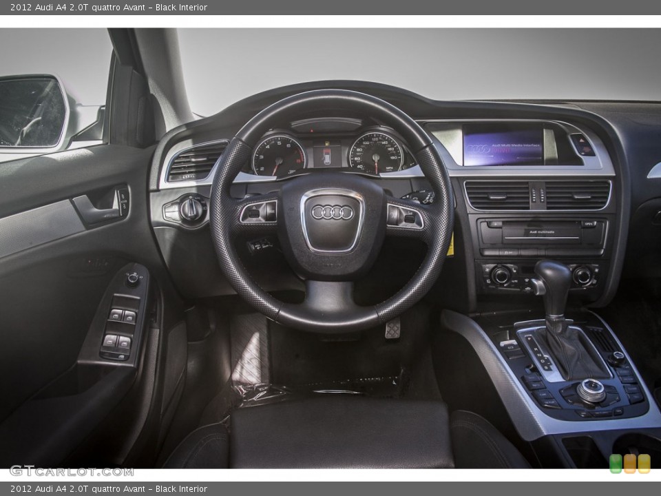 Black Interior Dashboard for the 2012 Audi A4 2.0T quattro Avant #89351440