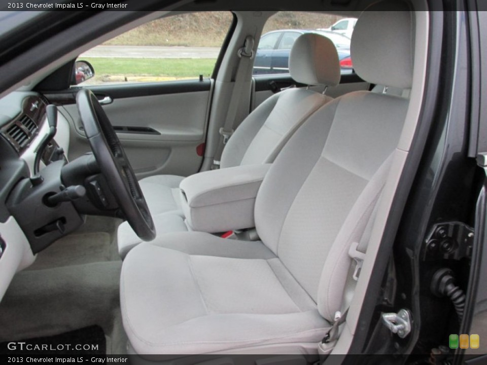 Gray Interior Front Seat for the 2013 Chevrolet Impala LS #89353396