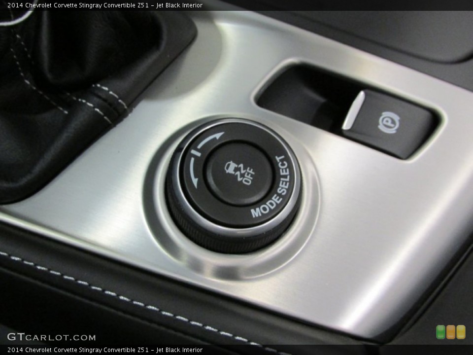 Jet Black Interior Controls for the 2014 Chevrolet Corvette Stingray Convertible Z51 #89355520