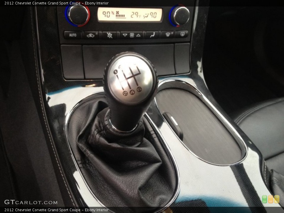 Ebony Interior Transmission for the 2012 Chevrolet Corvette Grand Sport Coupe #89358295