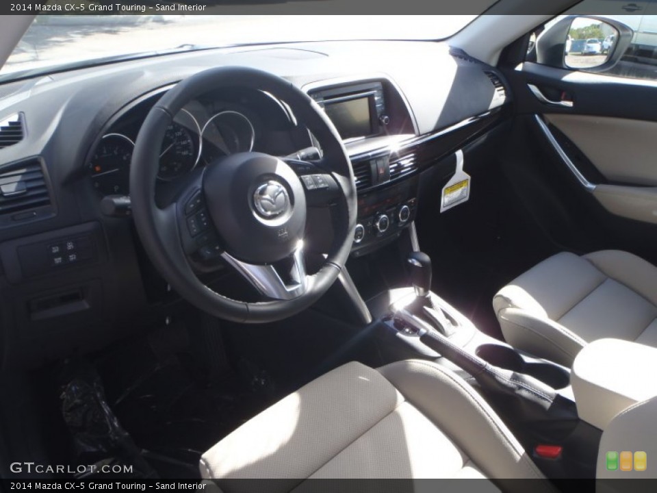 Sand Interior Prime Interior for the 2014 Mazda CX-5 Grand Touring #89360356