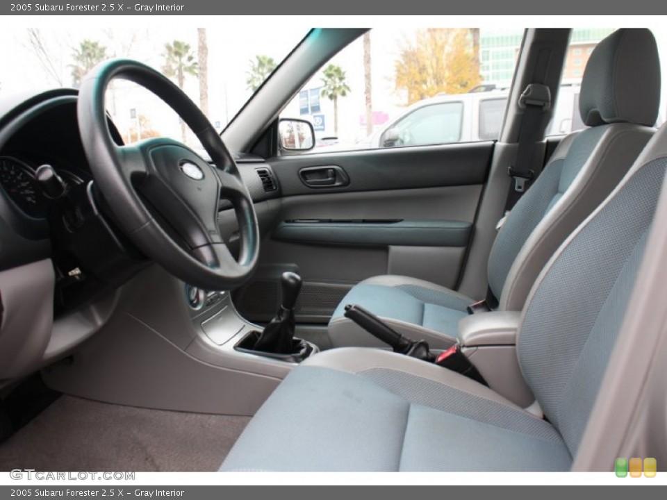 Gray 2005 Subaru Forester Interiors