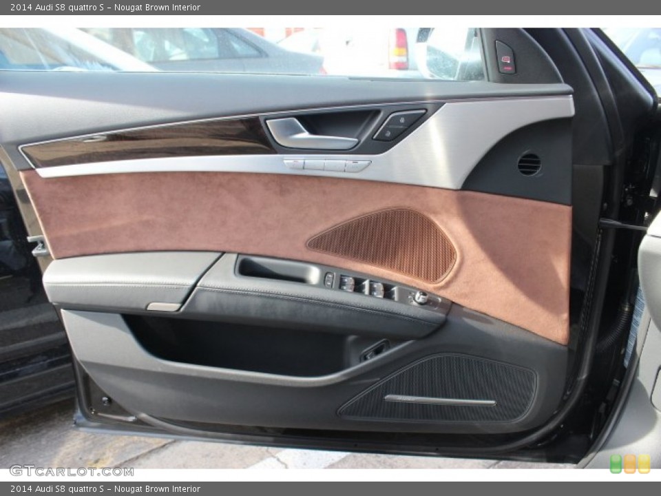Nougat Brown Interior Door Panel for the 2014 Audi S8 quattro S #89365666