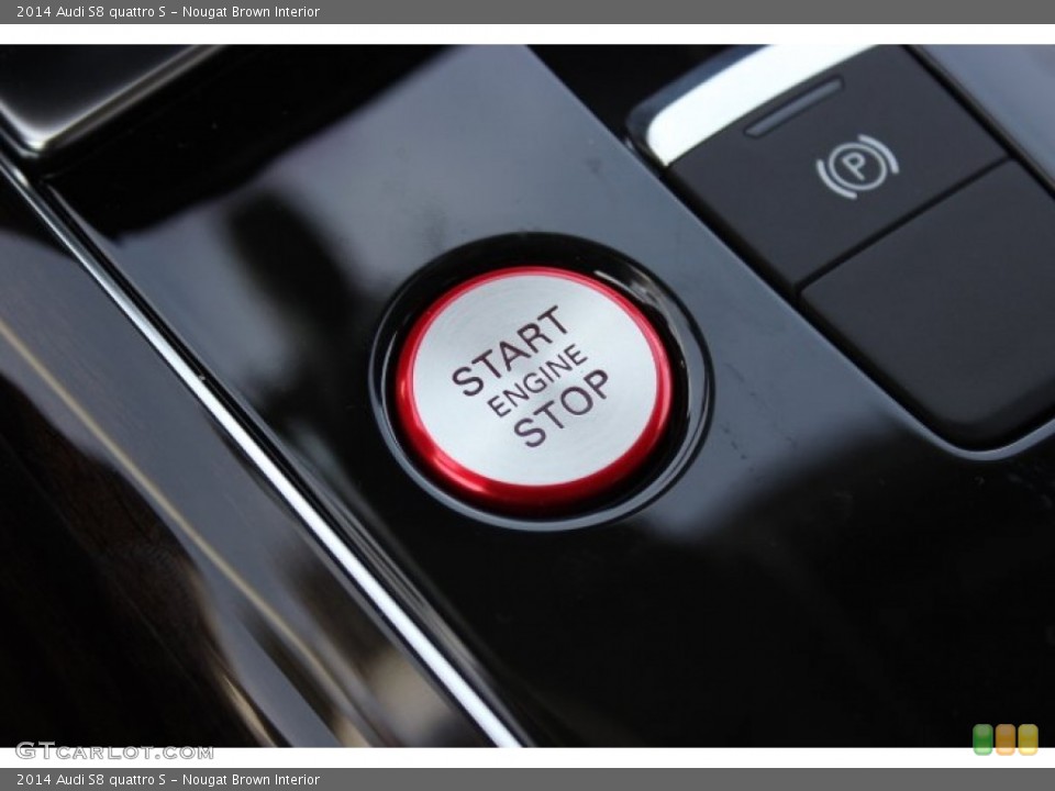 Nougat Brown Interior Controls for the 2014 Audi S8 quattro S #89366038