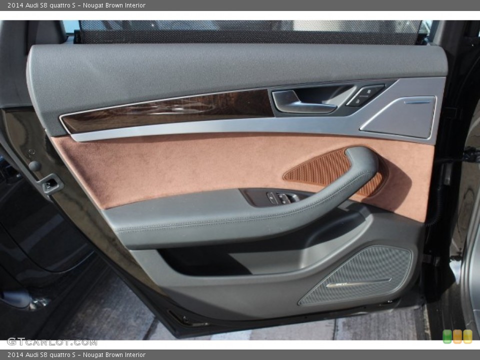 Nougat Brown Interior Door Panel for the 2014 Audi S8 quattro S #89366104