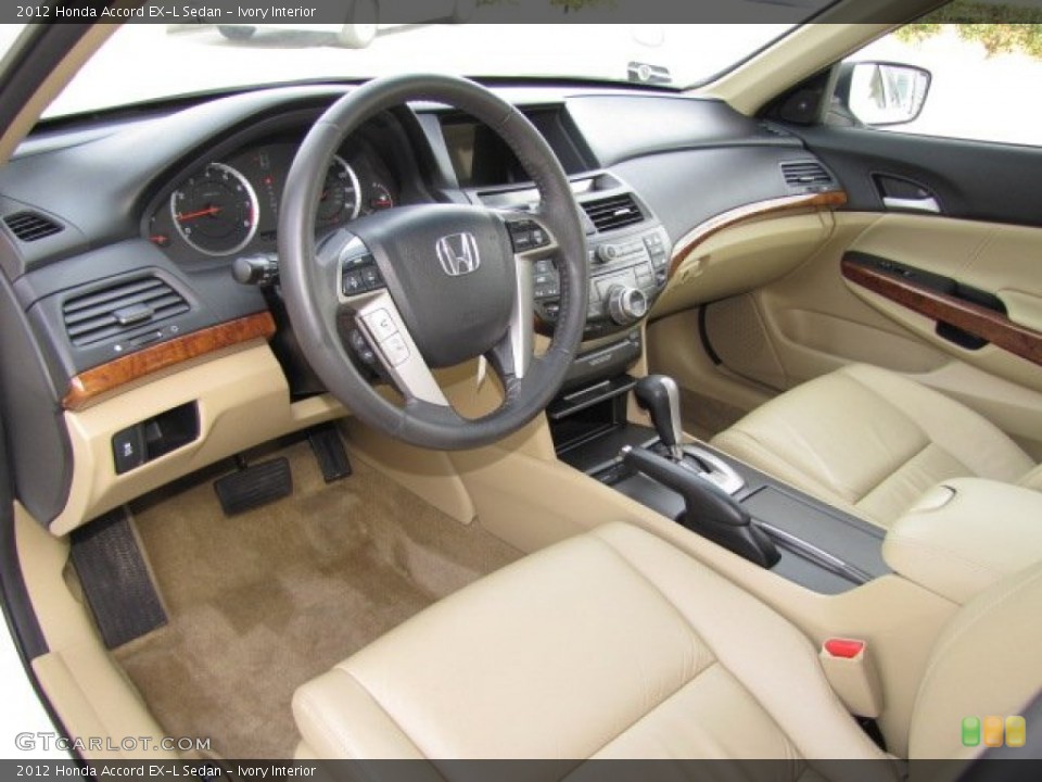 Ivory Interior Photo for the 2012 Honda Accord EX-L Sedan #89366368