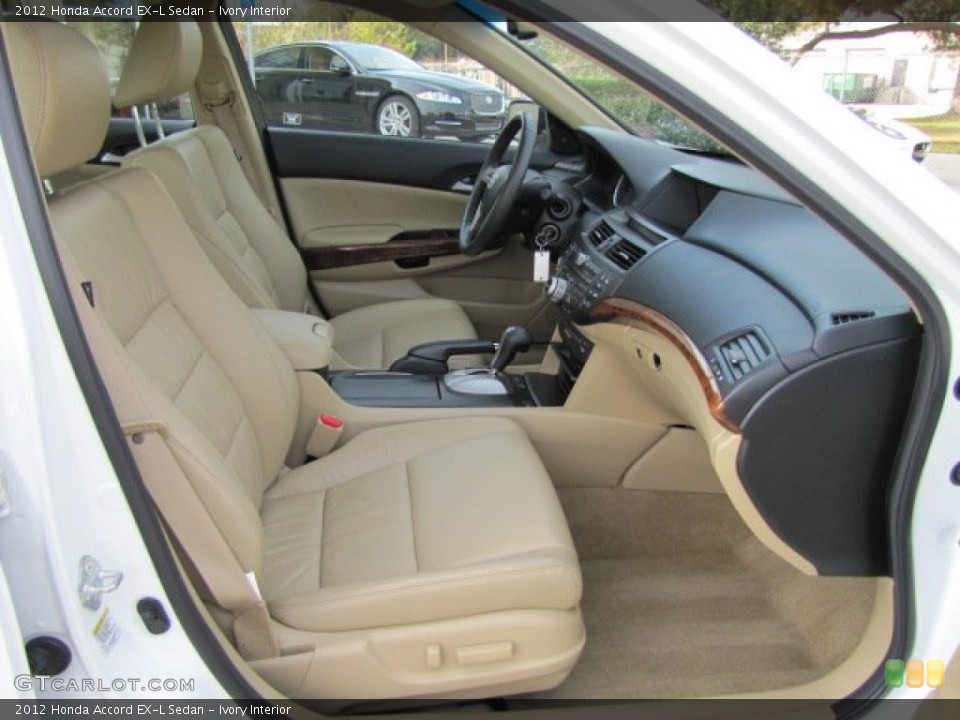 Ivory Interior Front Seat for the 2012 Honda Accord EX-L Sedan #89366767