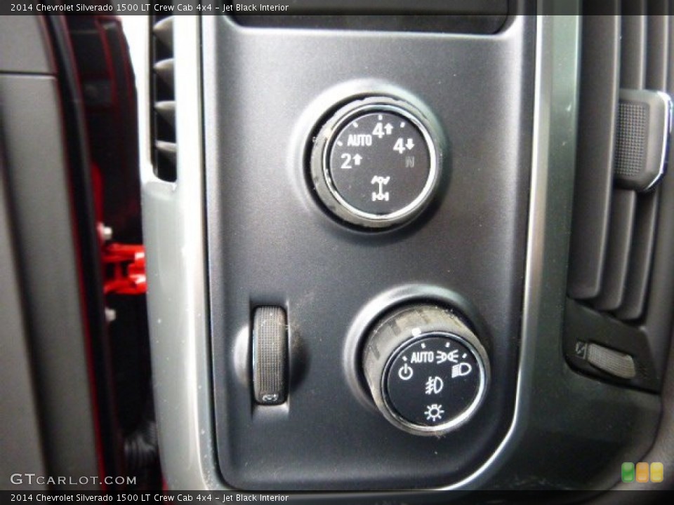 Jet Black Interior Controls for the 2014 Chevrolet Silverado 1500 LT Crew Cab 4x4 #89367825