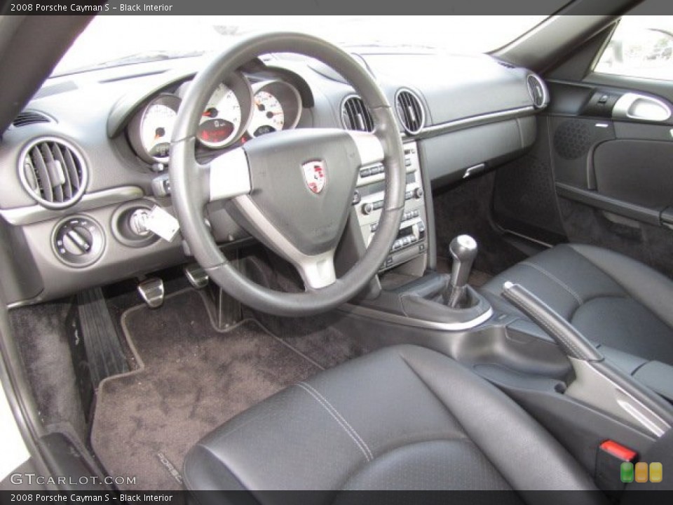 Black Interior Photo for the 2008 Porsche Cayman S #89369302