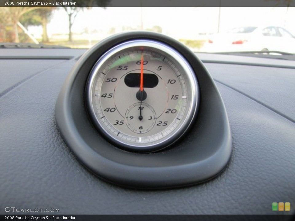 Black Interior Gauges for the 2008 Porsche Cayman S #89369440