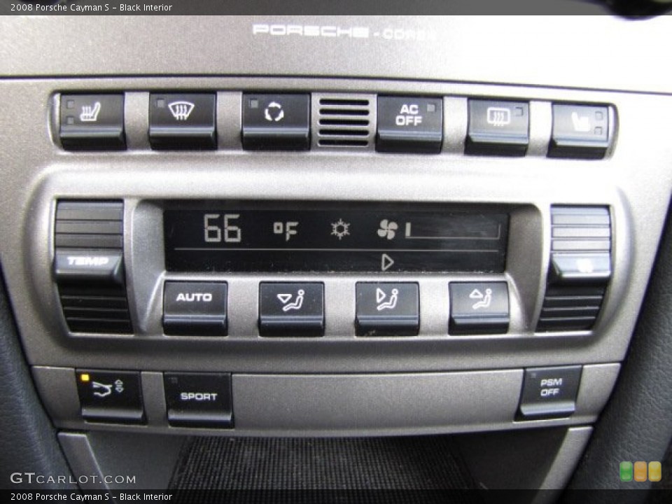 Black Interior Controls for the 2008 Porsche Cayman S #89369476