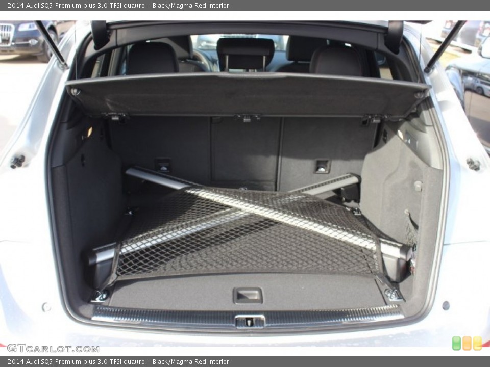 Black/Magma Red Interior Trunk for the 2014 Audi SQ5 Premium plus 3.0 TFSI quattro #89369719