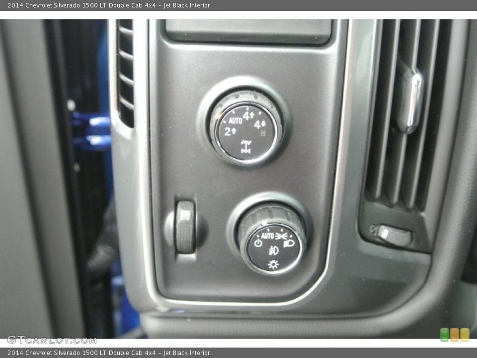 Jet Black Interior Controls for the 2014 Chevrolet Silverado 1500 LT Double Cab 4x4 #89375092