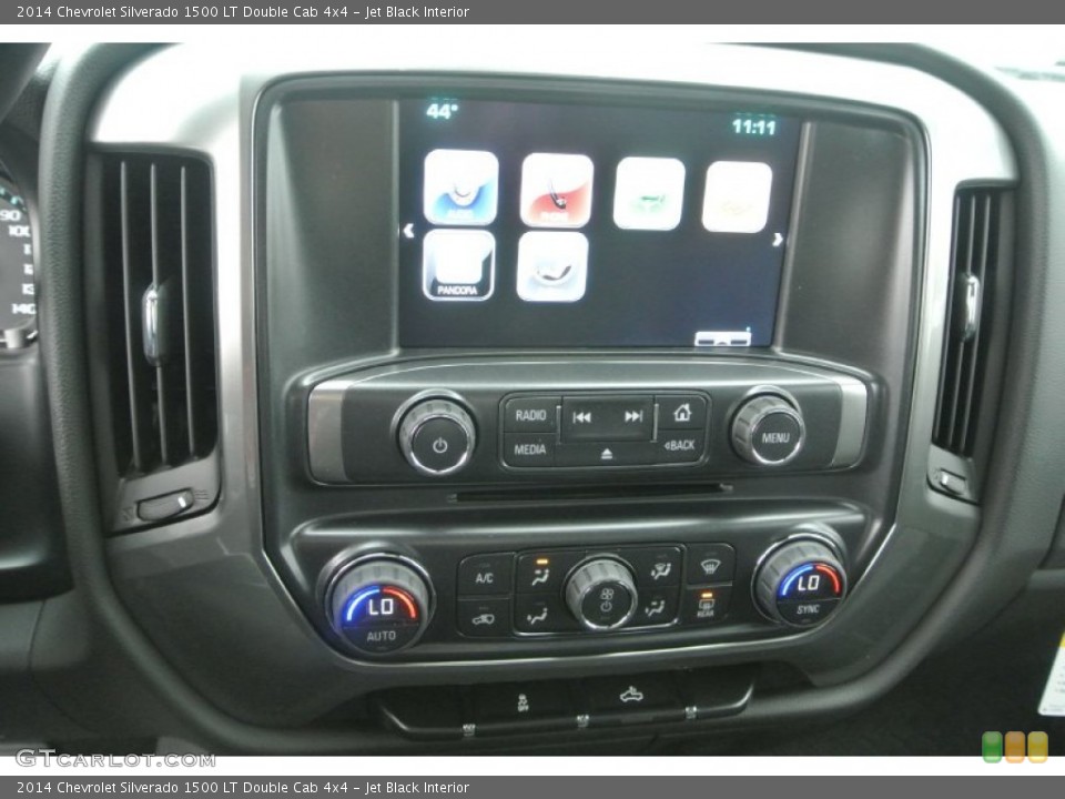 Jet Black Interior Controls for the 2014 Chevrolet Silverado 1500 LT Double Cab 4x4 #89375113