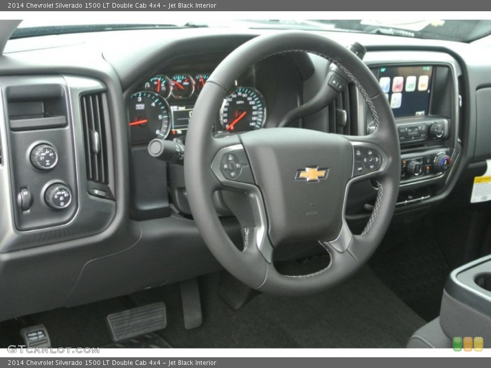 Jet Black Interior Steering Wheel for the 2014 Chevrolet Silverado 1500 LT Double Cab 4x4 #89375290