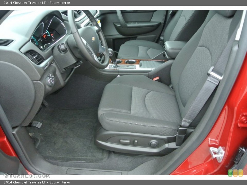 Ebony Interior Photo for the 2014 Chevrolet Traverse LT #89375803