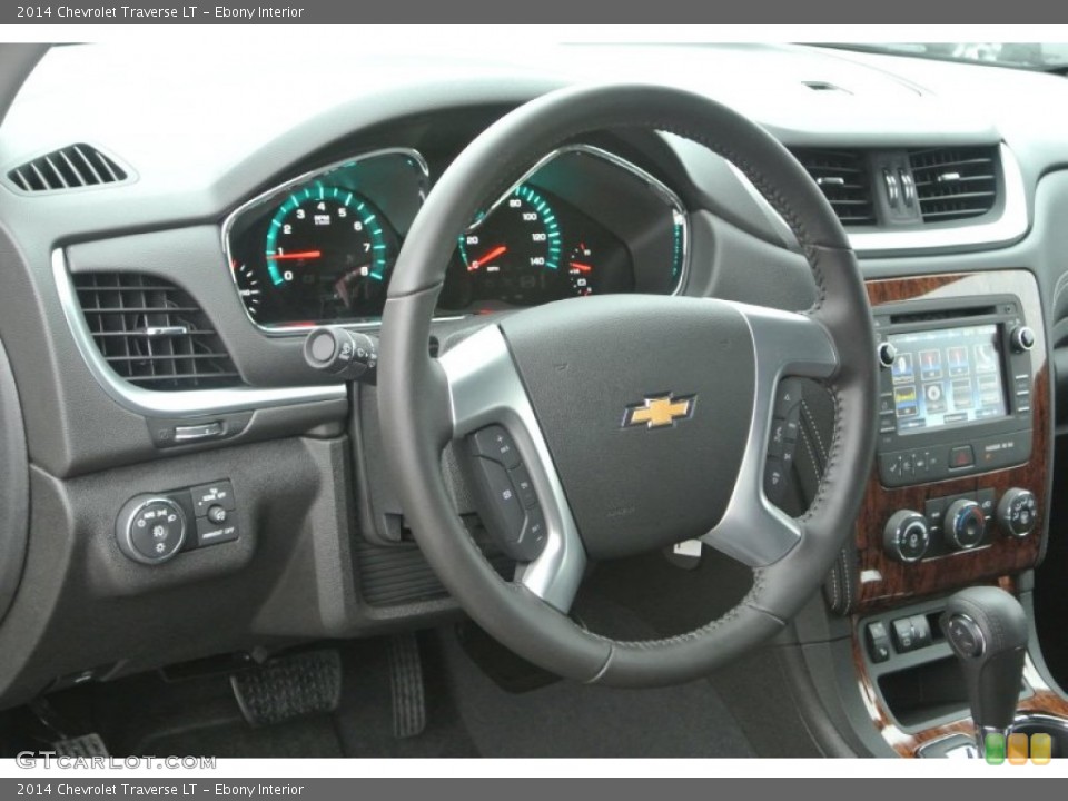 Ebony Interior Steering Wheel for the 2014 Chevrolet Traverse LT #89376010