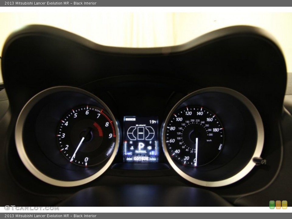 Black Interior Gauges for the 2013 Mitsubishi Lancer Evolution MR #89378770