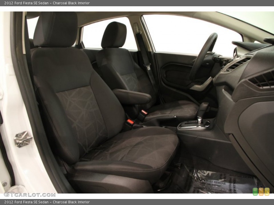 Charcoal Black Interior Front Seat for the 2012 Ford Fiesta SE Sedan #89379211
