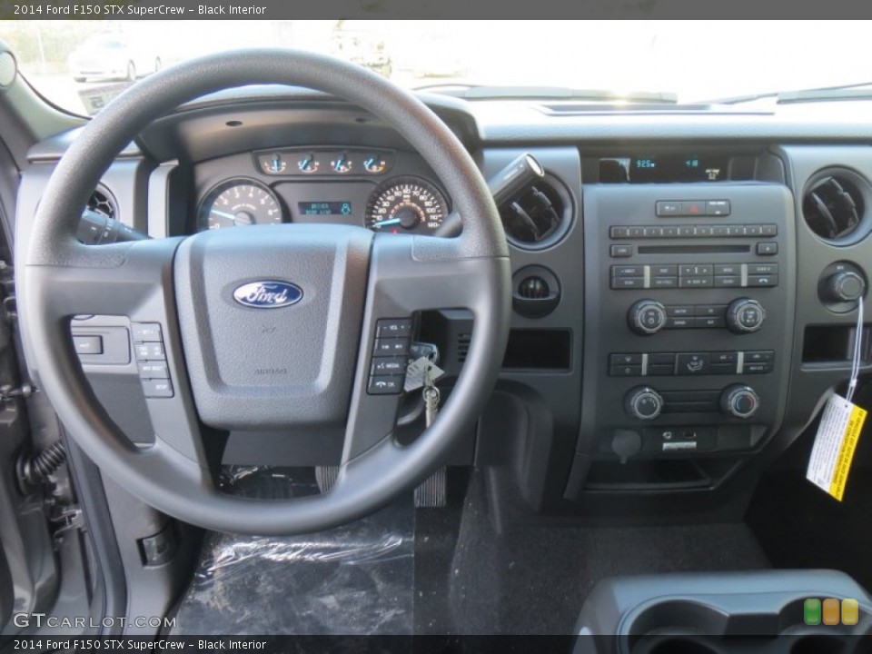 Black Interior Dashboard for the 2014 Ford F150 STX SuperCrew #89381146