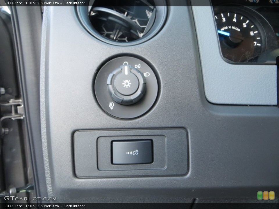 Black Interior Controls for the 2014 Ford F150 STX SuperCrew #89381161