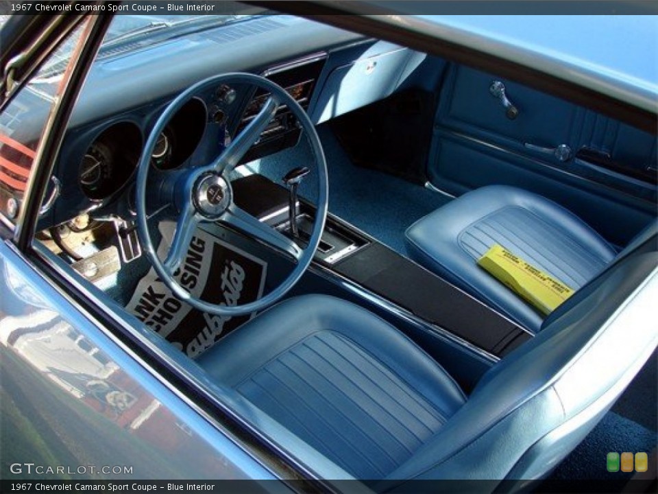 Blue Interior Photo for the 1967 Chevrolet Camaro Sport Coupe #89382238