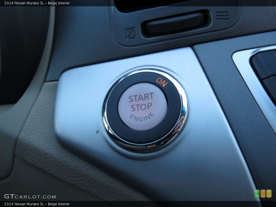 Beige Interior Controls for the 2014 Nissan Murano SL #89382327