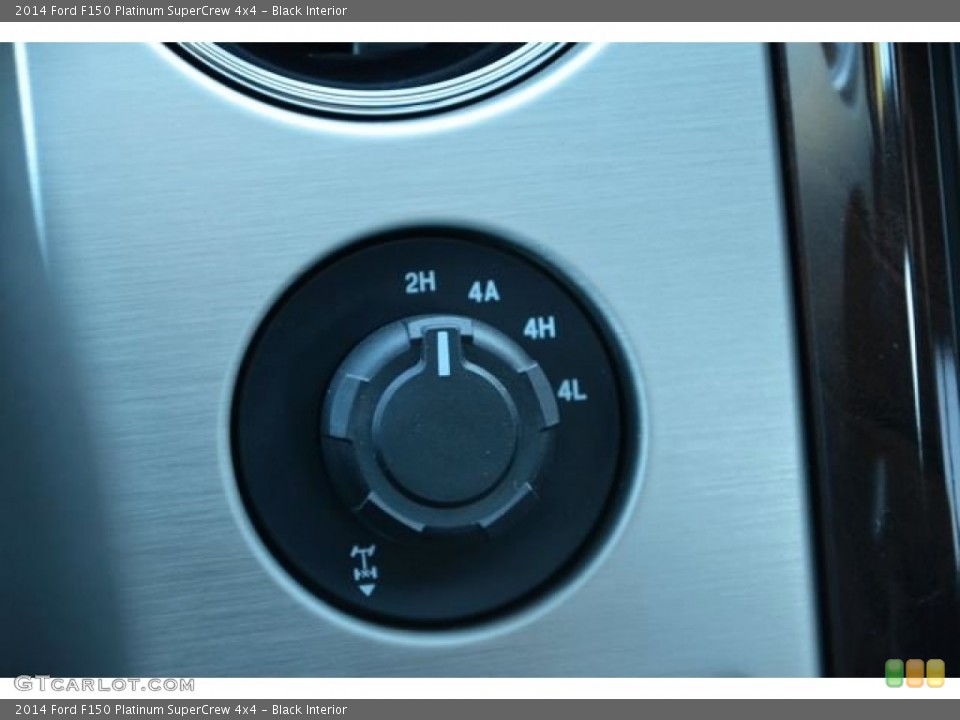 Black Interior Controls for the 2014 Ford F150 Platinum SuperCrew 4x4 #89382604