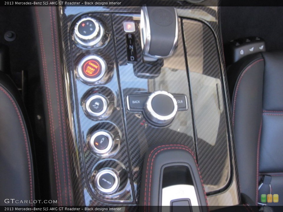 Black designo Interior Controls for the 2013 Mercedes-Benz SLS AMG GT Roadster #89383011