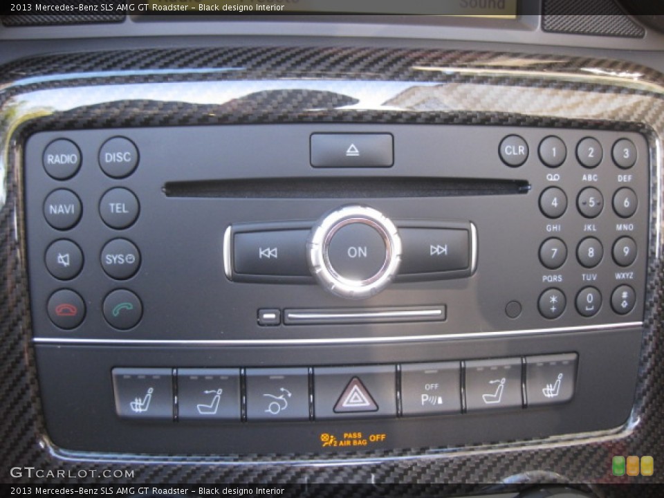 Black designo Interior Audio System for the 2013 Mercedes-Benz SLS AMG GT Roadster #89383056