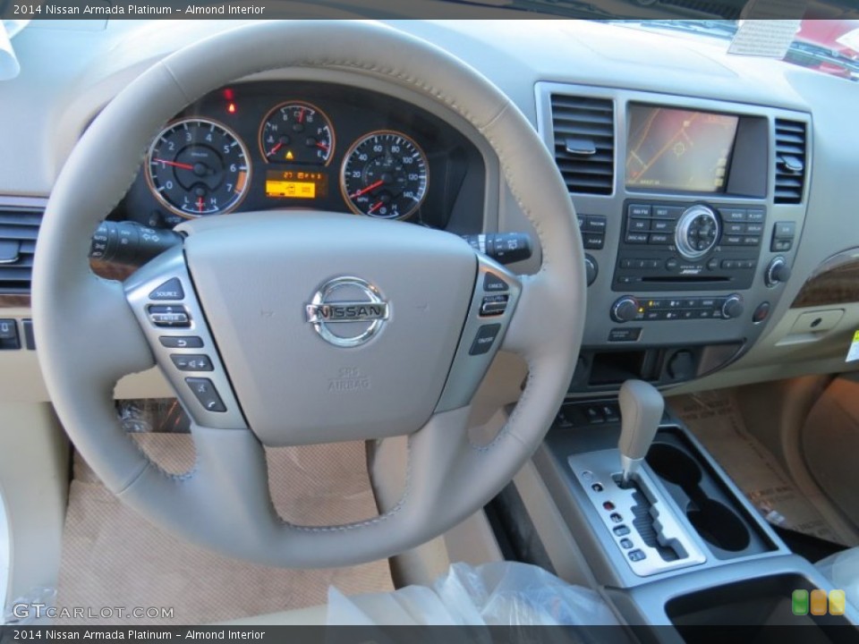 Almond Interior Dashboard for the 2014 Nissan Armada Platinum #89386994