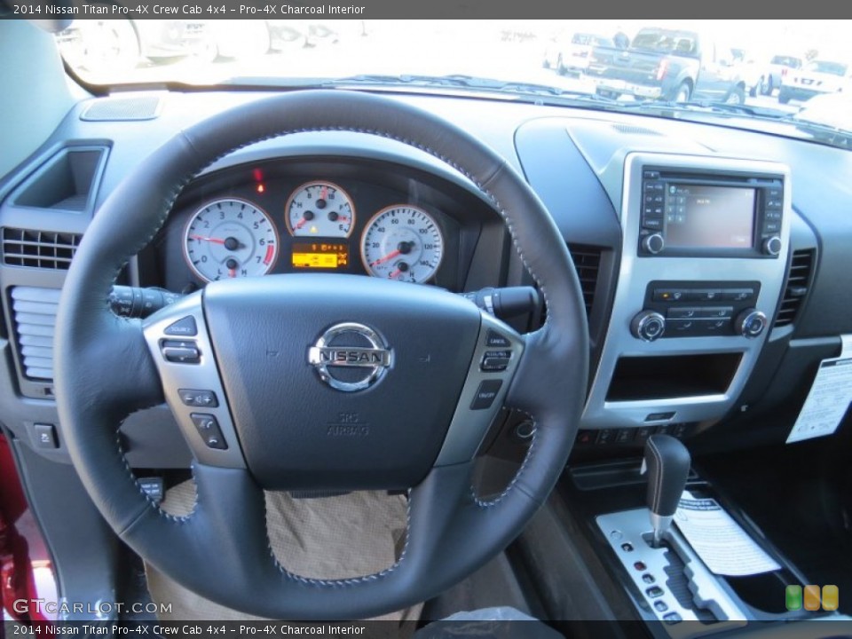 Pro-4X Charcoal Interior Dashboard for the 2014 Nissan Titan Pro-4X Crew Cab 4x4 #89388261